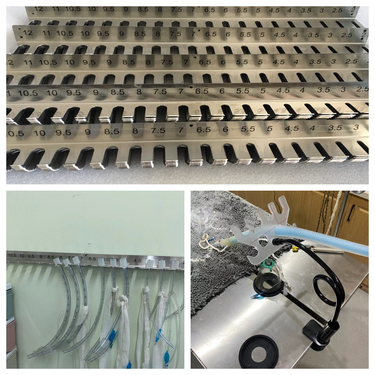 Vet Tech Accessories - Entubationshalterung für Haustiere, Atemschaltung, Rohrhalterung, Endotracheal-Intubationshalterung