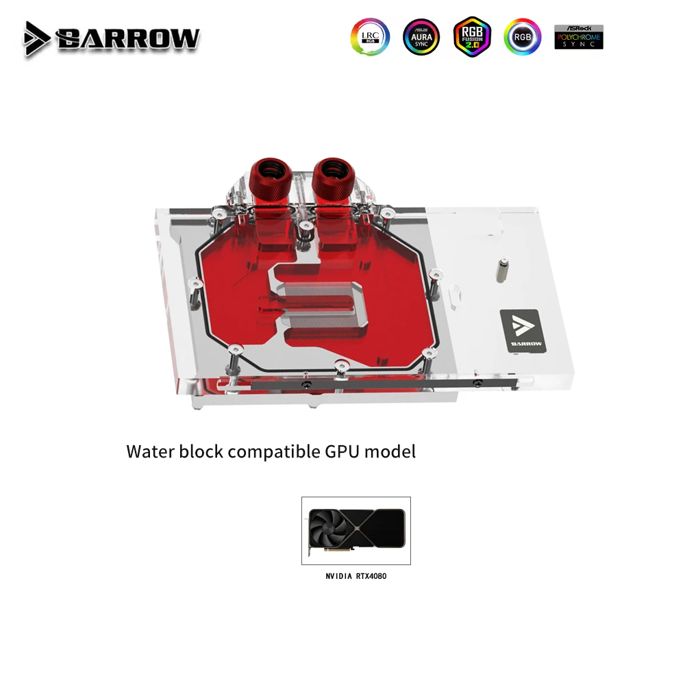 Nvidia Vga Rtx 4080 - Barrow GPU-Wasserblock für NVIDIA RTX 4080