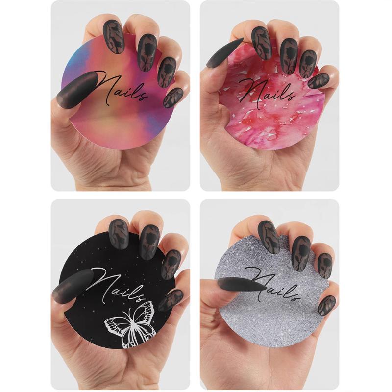 Tech Accessories Photo - Neue 10-teilige Nagelkunst-Displaykarten, handgefertigte Nagelfoto-Requisiten, Nagelfoto-Disk,