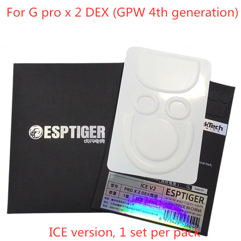 Logitech Mouse G Pro X Superlight - 1 Packung Original ESPTIGER Maus Skates