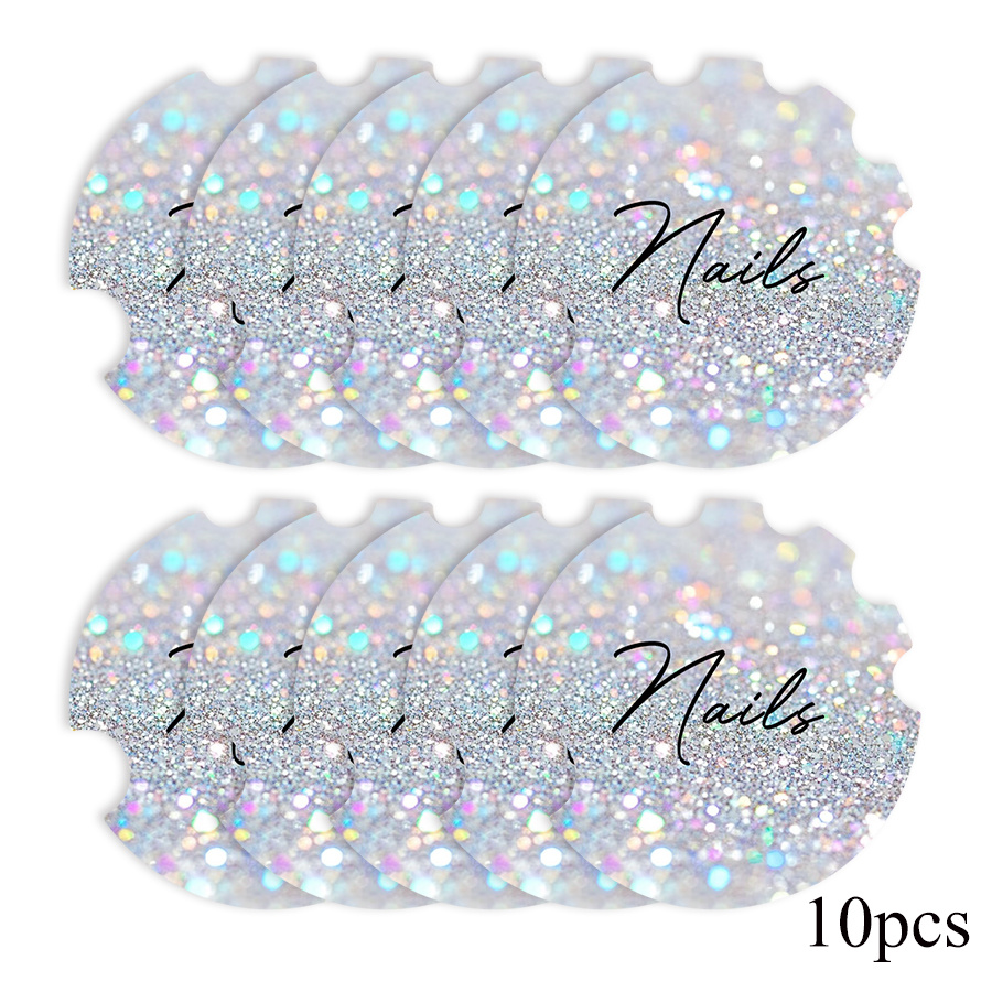 Tech Accessories Photo - 10 Stück Nagelkunst-Präsentationskarten, Maniküre-Nagelfotodisc, Nagelstudio-Zubehör, Nageltechniker-Fotorequisite,