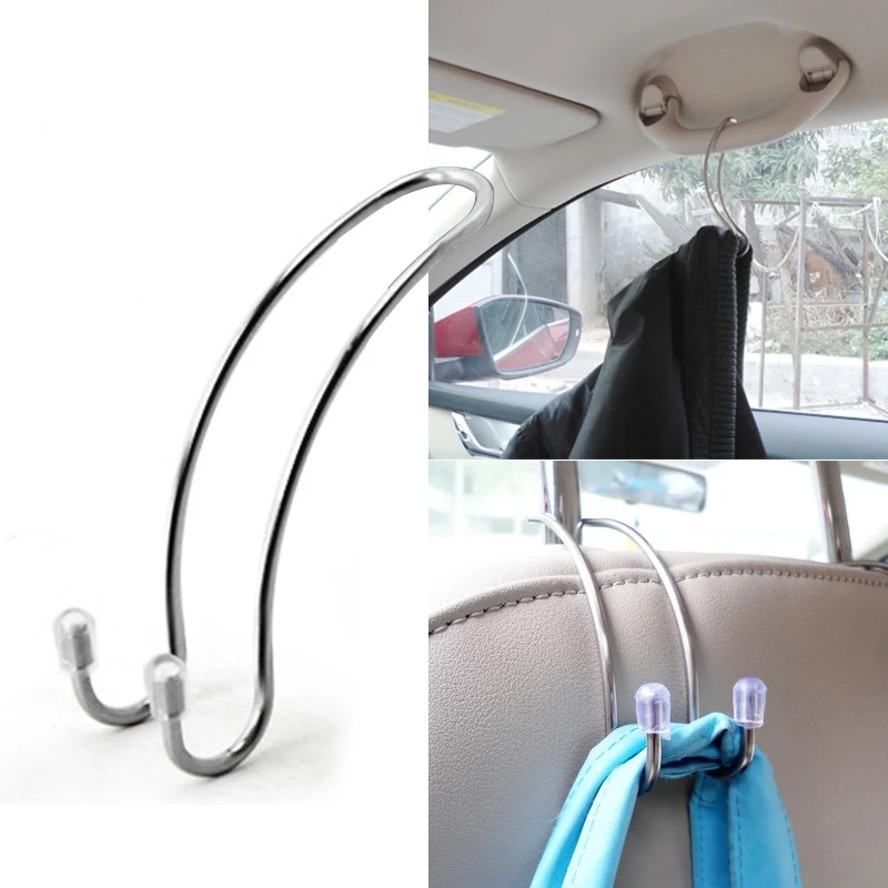 Useful Tech Accessories - 2-teiliges Set Metall-Autositzhaken Auto-Kleiderhaken Taschen- und
