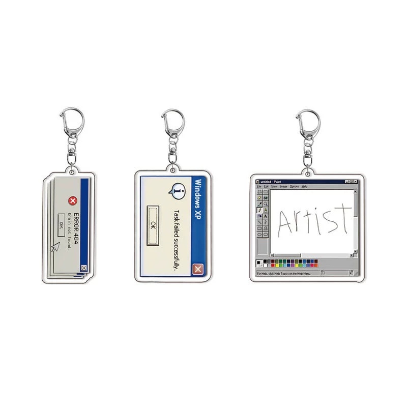 Tech Keychain Accessories - Access Denied Funny Meme Acryl Schlüsselanhänger