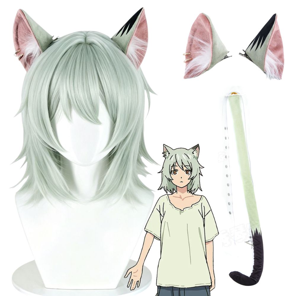 Tech Accessories For Men - Chainsmoker Cat Yaniko Satou Cosplay Perücke,
