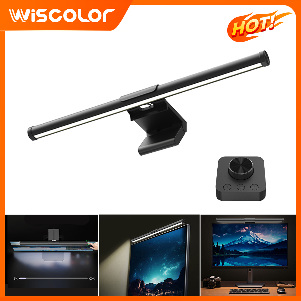 Tech Table Accessories - Smarte WLAN RGB Monitor-Lichtleiste LED-Beleuchtung Monitor-Dekoration