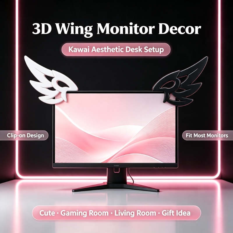 Kawaii 3D Flügel-Dekoration fü – Tech Table Accessories Bewertung und Preis