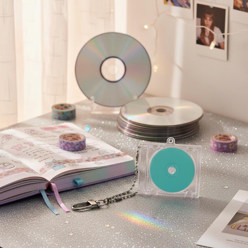 CD-Hüllen-Schlüsselanhänger –  – Tech Keychain Accessories Bewertung und Preis